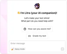 AI companion feedback panel